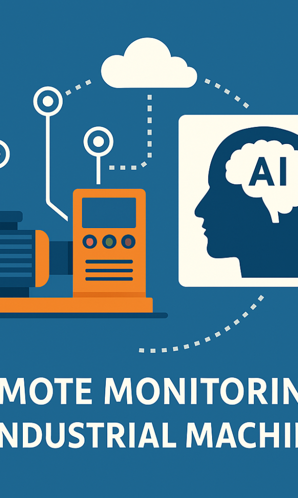 پایش از راه دور ماشین‌آلات صنعتی با هوش مصنوعی و اینترنت اشیا