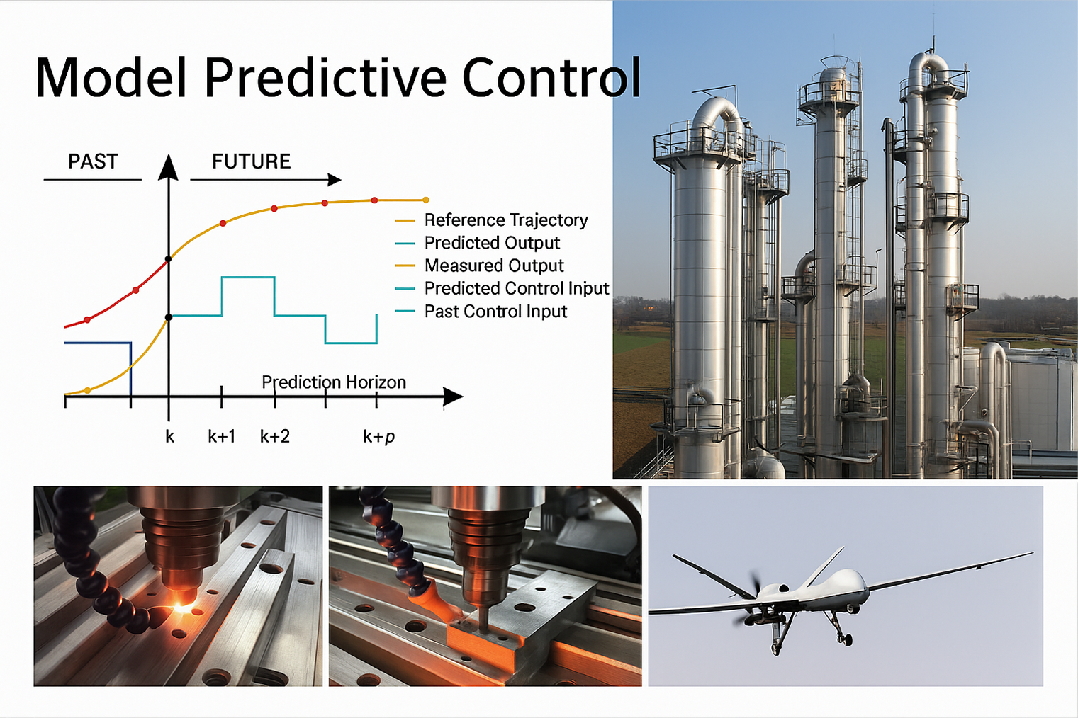 تصویری از فرآیند تولید شیر خشک با استفاده از کنترل پیشگویانه مدل